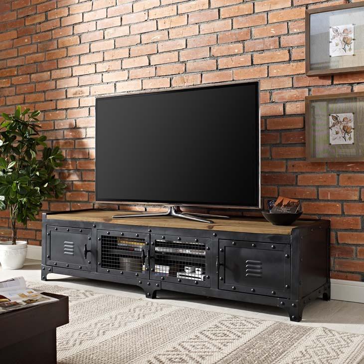 Cellar Black TV Stand - living-essentials